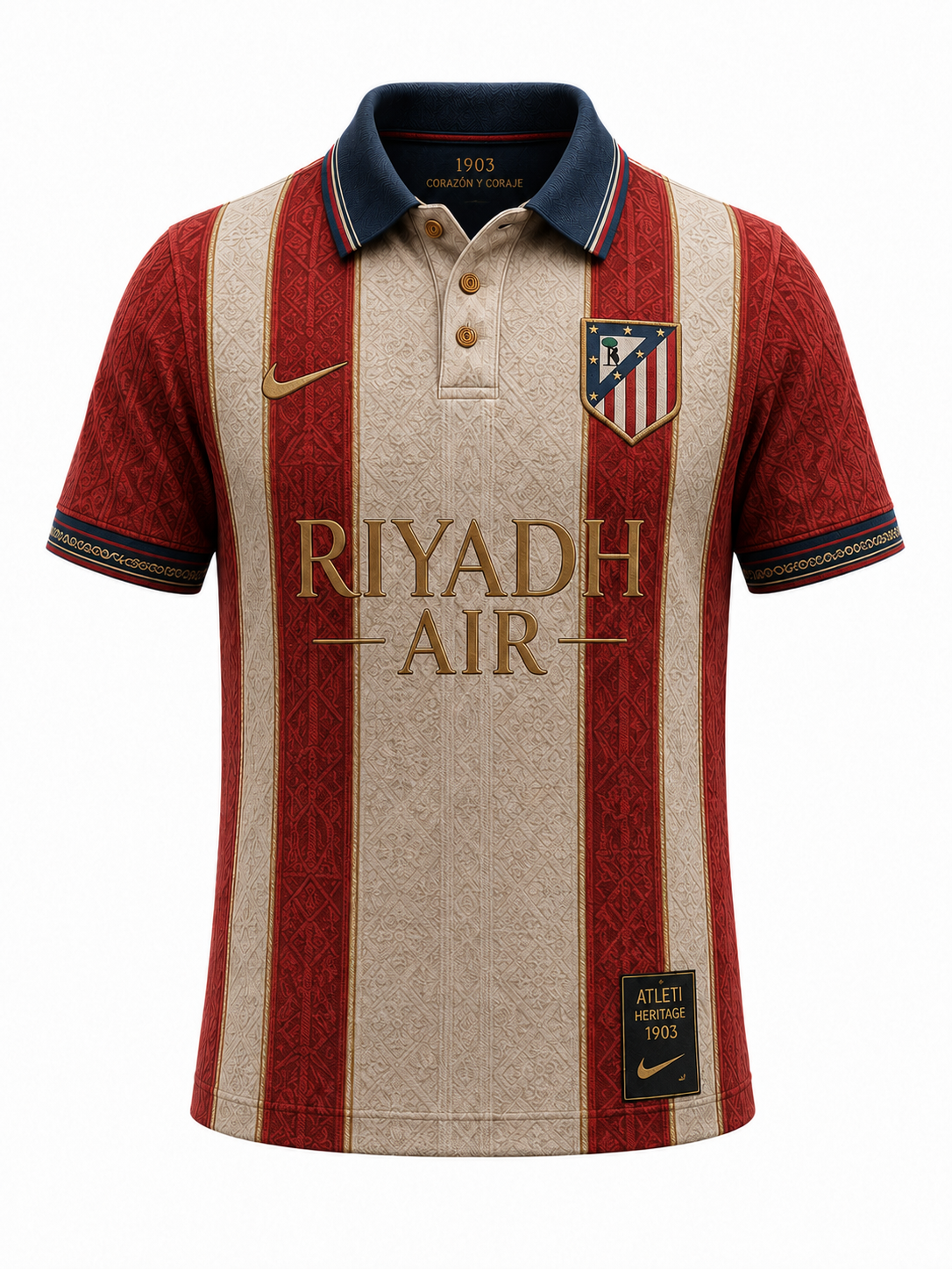 Camiseta retro Atlético de Madrid - Eleven Archive